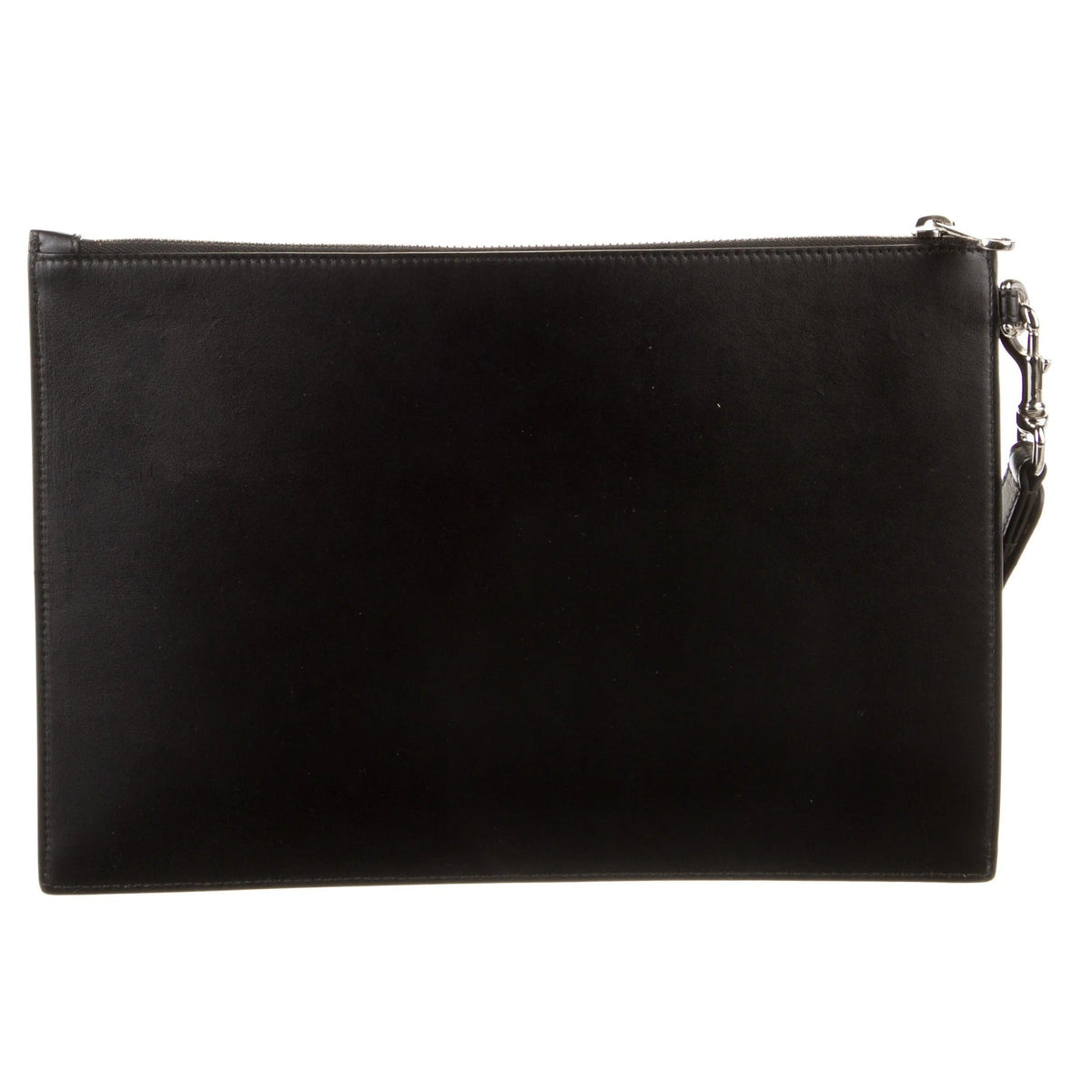 Gucci Blade Embroidered Clutch Pouch – Black