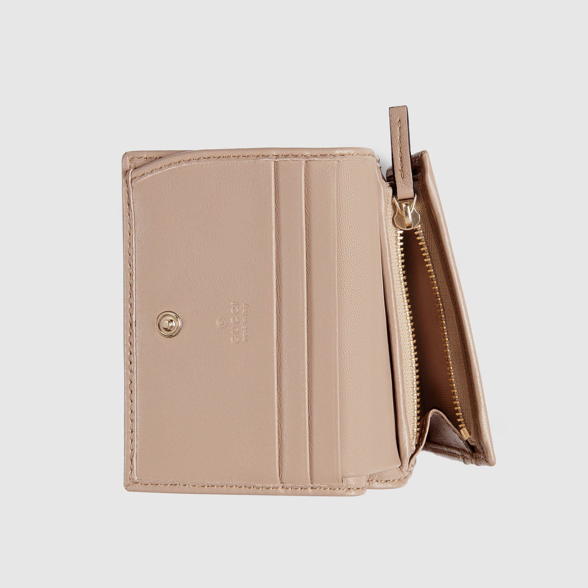 Gucci GG Marmont Card Wallet – Beige
