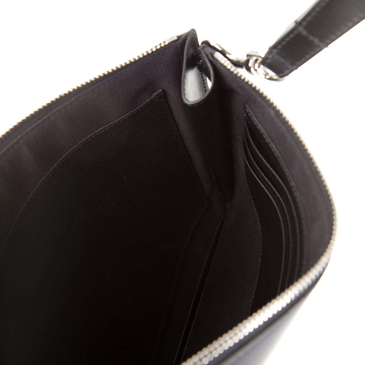 Gucci Blade Embroidered Clutch Pouch – Black