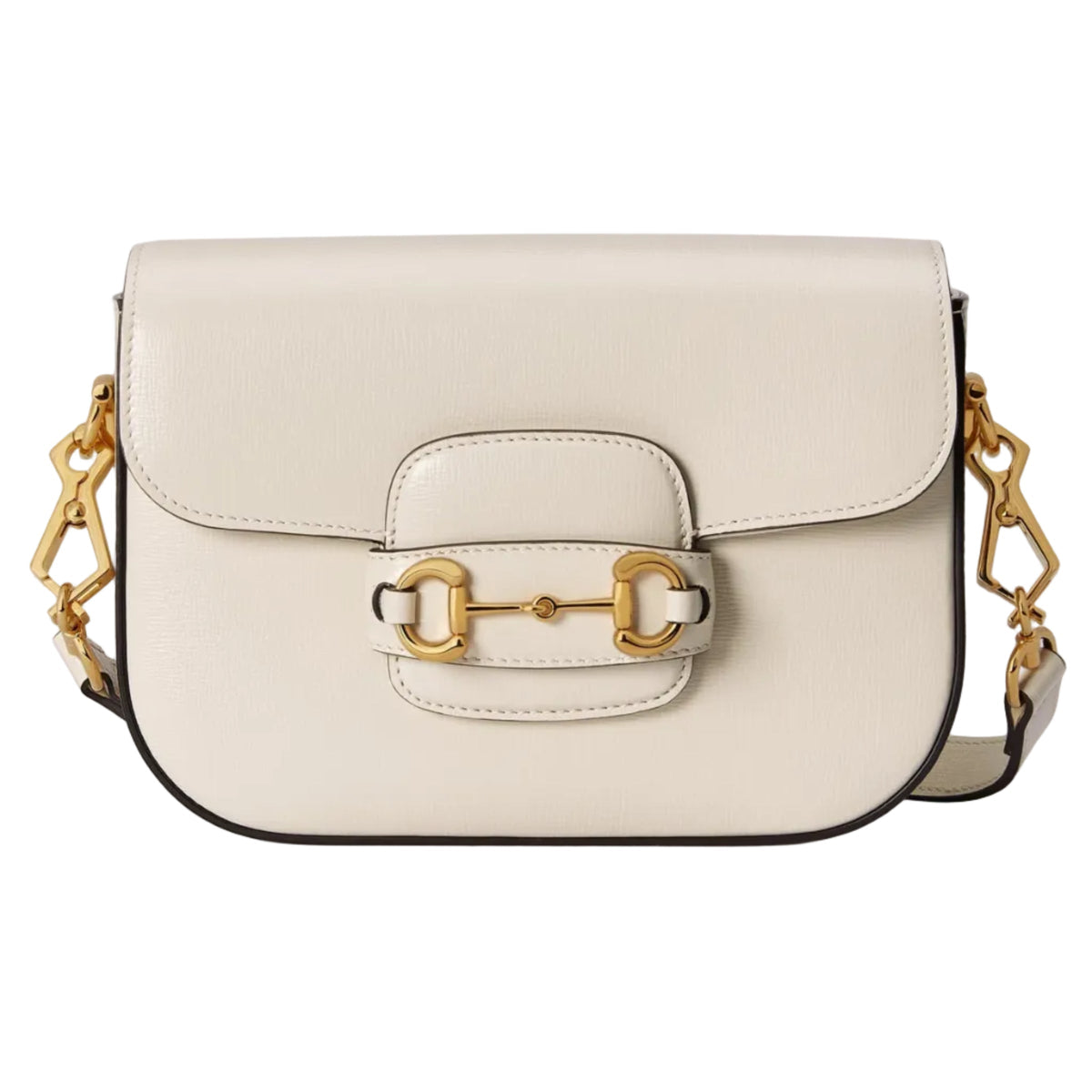 Gucci Horsebit Small Shoulder Bag - White