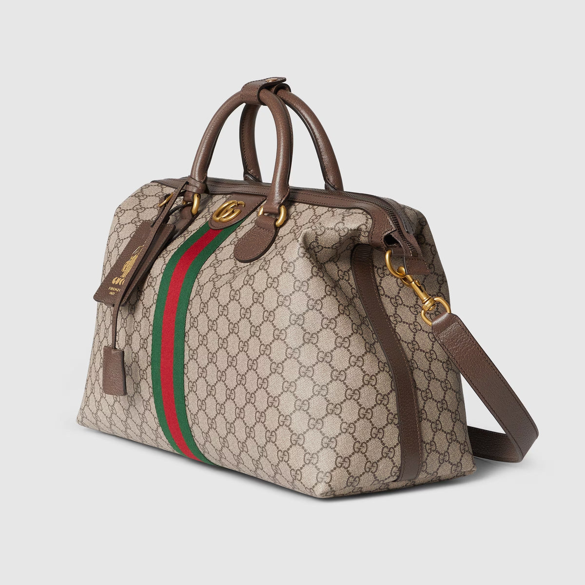 Gucci Savoy Duffle Bag – Beige