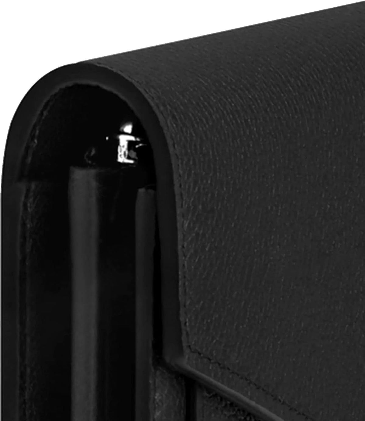 Louis Vuitton Leather Mylockme Wallet - Black