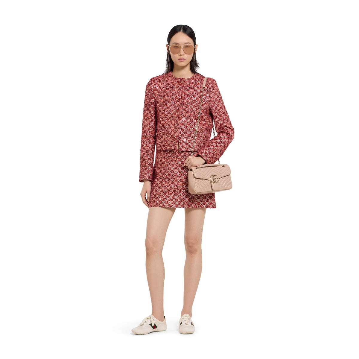 Gucci GG Marmont Chain Bag - Pink