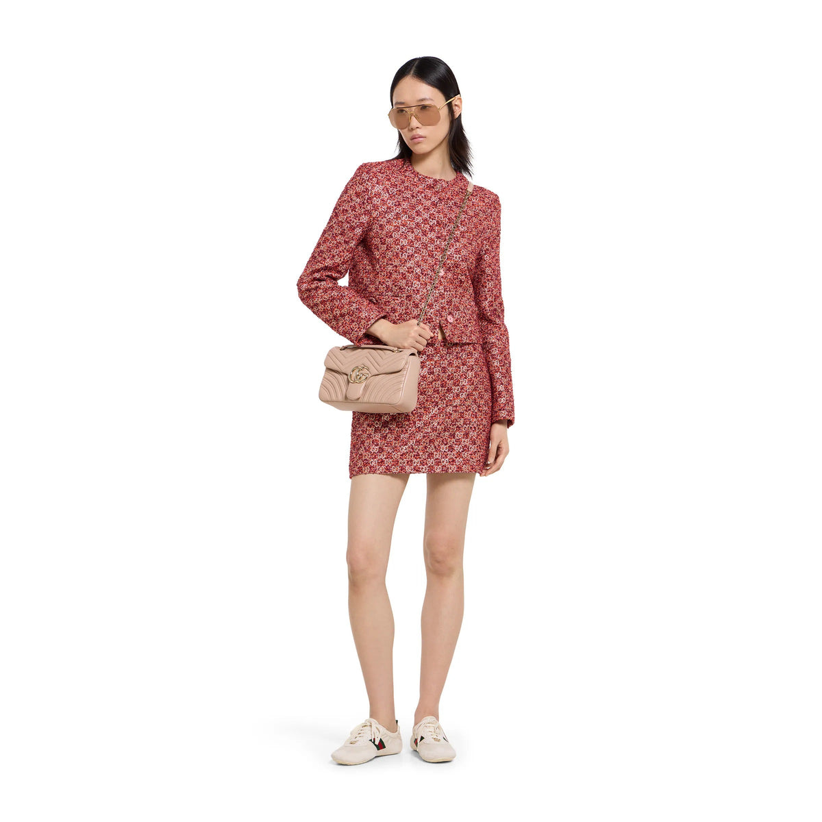 Gucci GG Marmont Chain Bag - Pink