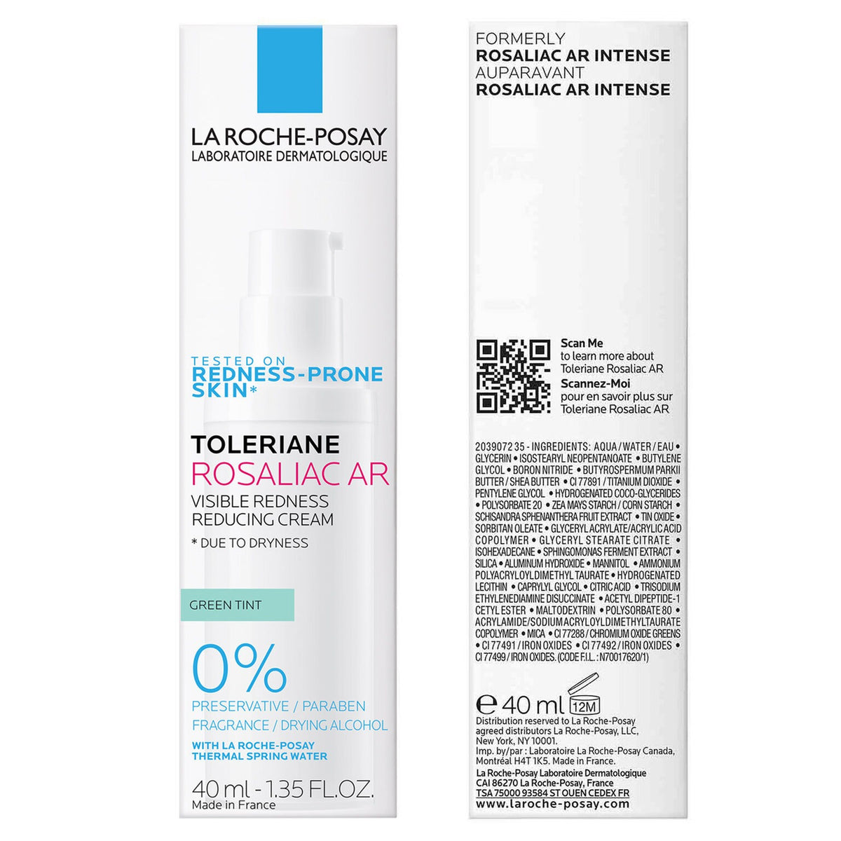 La Roche Posay Toleriane Rosaliac AR Visible Redness Reduction Cream, 40 ml