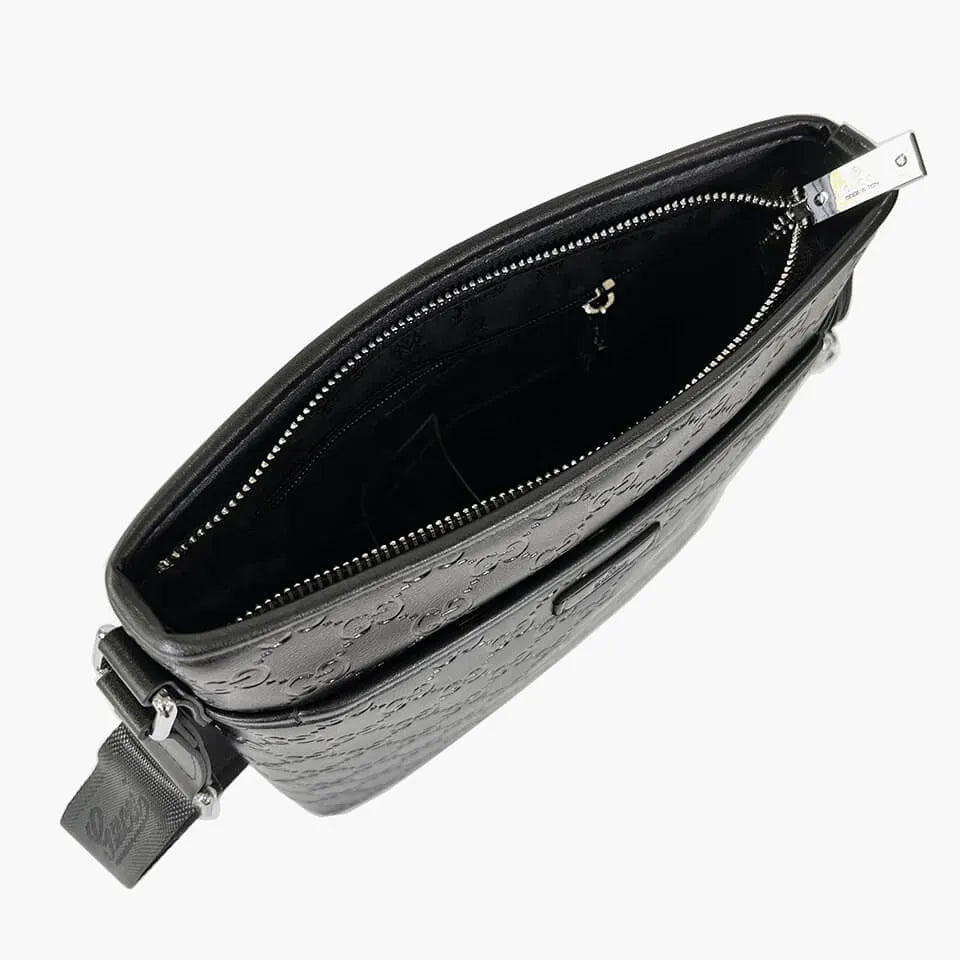 Gucci Signature Crossbody Bag – Black