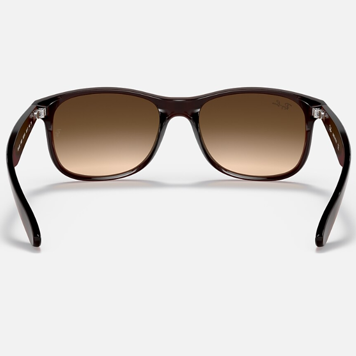 Ray Ban Women Square Frame Matte Brown Sunglasses