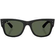Ray Ban Women Square Frame Shiny Matte Sand Black Sunglasses