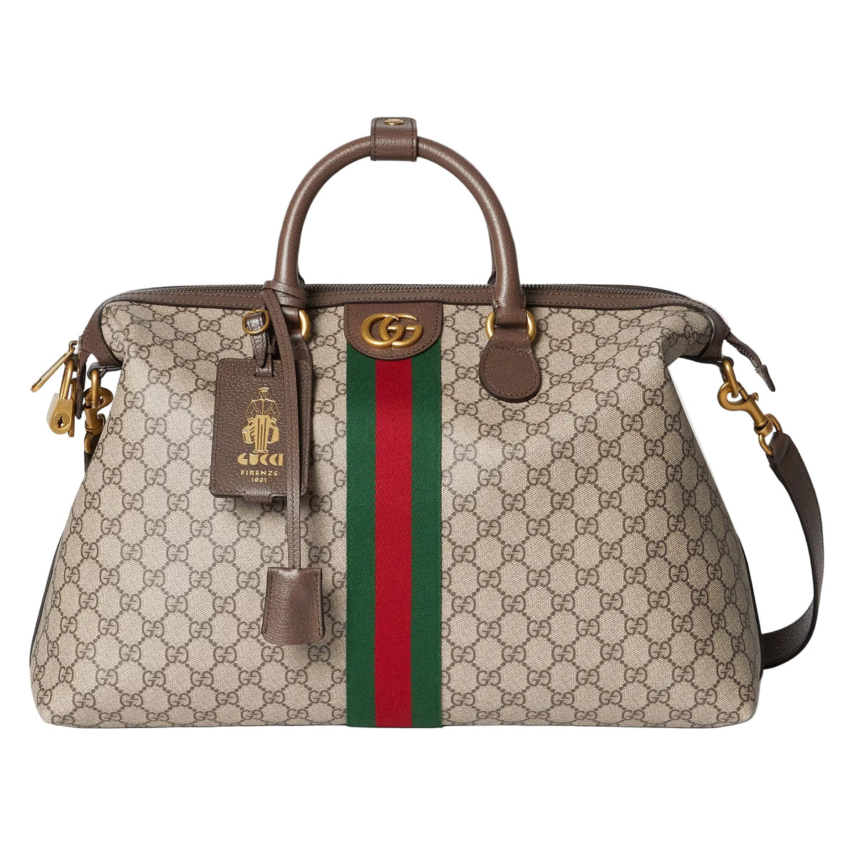 Gucci Savoy Duffle Bag – Beige