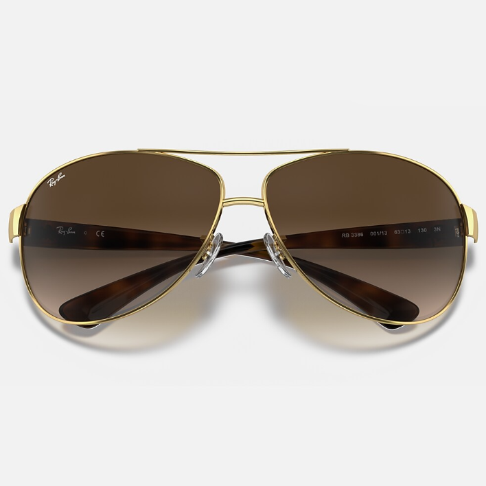 Ray Ban Women Pilot Frame Deep Arista Gold Sunglasses