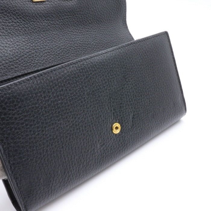 Louis Vuitton Capucines Long Wallet - Black