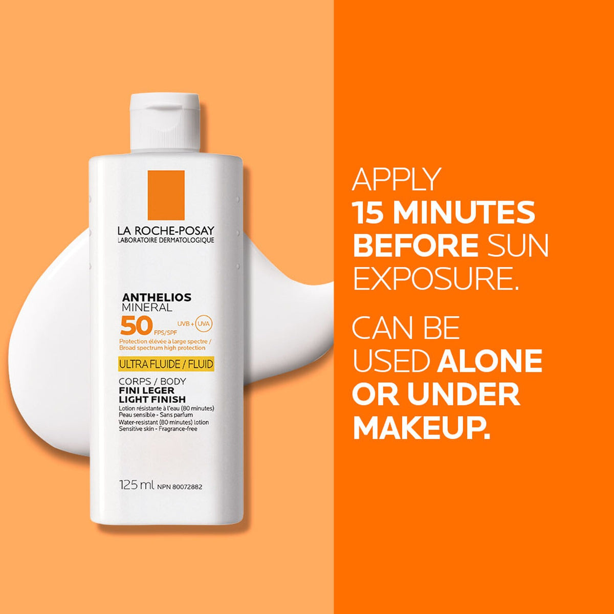La Roche Posay Anthelios 50+ SPF Ultra Fluid Body Mineral Lotion - 125ml