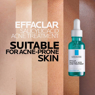 La Roche Posay Effacler Salicylic Acid Acne Treatment Serum (Green) - 30ml