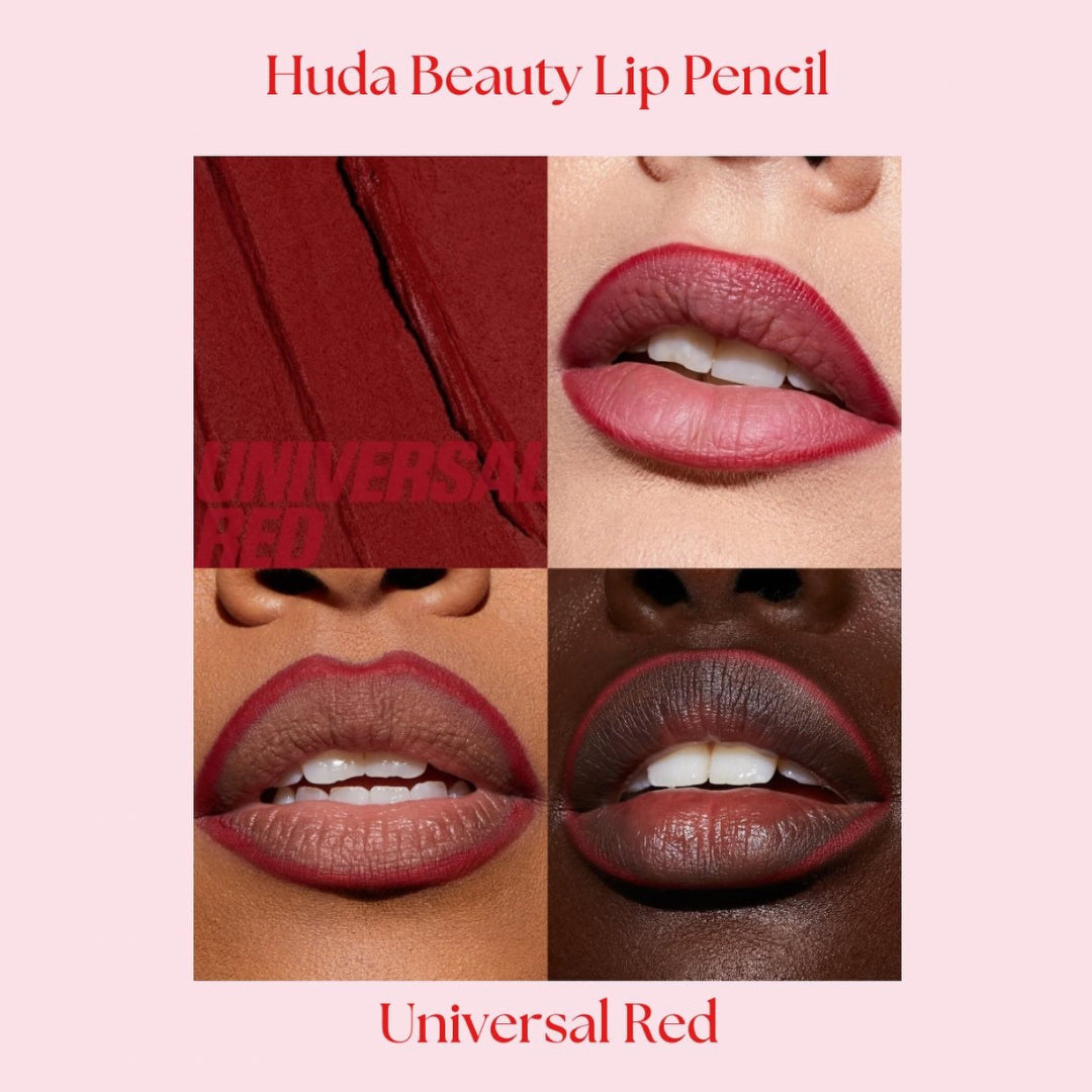 Huda Beauty 2.0 Automatic Matte Lip Pencil - Universal Red