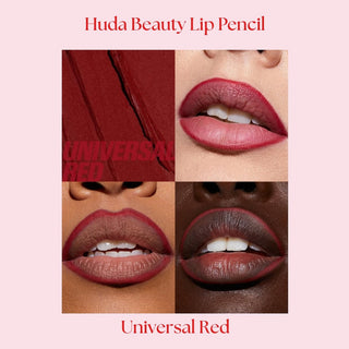 Huda Beauty 2.0 Automatic Matte Lip Pencil - Universal Red