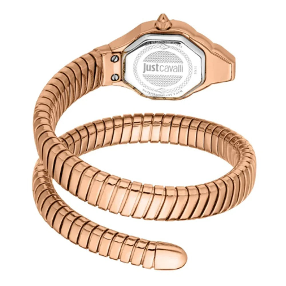 Just Cavalli Brillante Rose Gold Dial Rose Gold Steel Strap Watch for Women - JC1L326M0045
