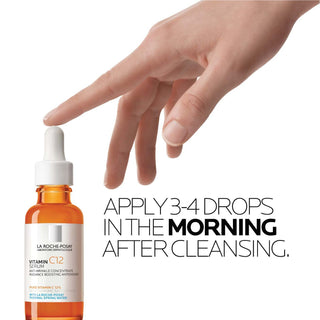 La Roche Posay Pure Vitamin C12 Serum for Anti-Aging (Orange) - 30ml