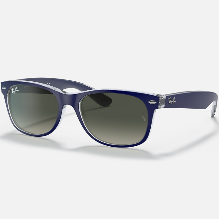 Ray Ban Women Square Frame Matte Blue Sunglasses