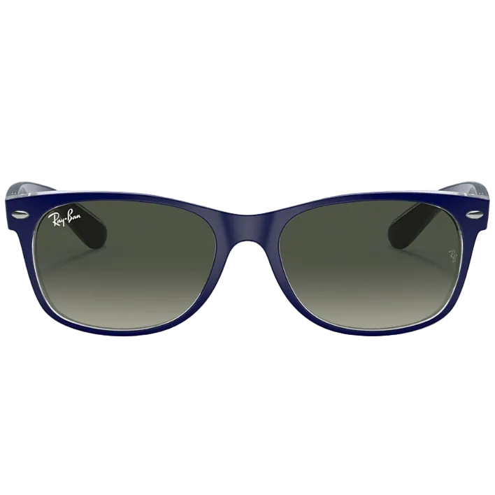 Ray Ban Women Square Frame Matte Blue Sunglasses