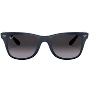 Ray Ban Women  Sqaure Frame Shiny Matte Blue Sunglasses