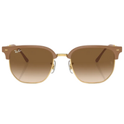 Ray Ban Women Irregular Frame Polished Beige On Gold Sunglasses