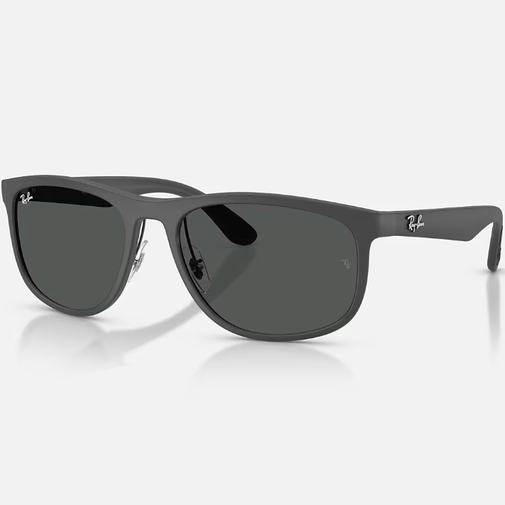 Ray Ban Women Square Frame Matte Sand Grey Sunglasses