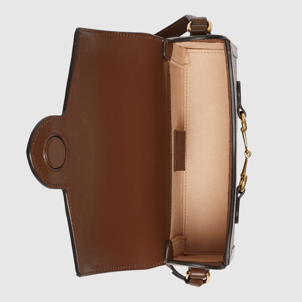 Gucci Horsebit 1955 Mini Shoulder Bag – Brown
