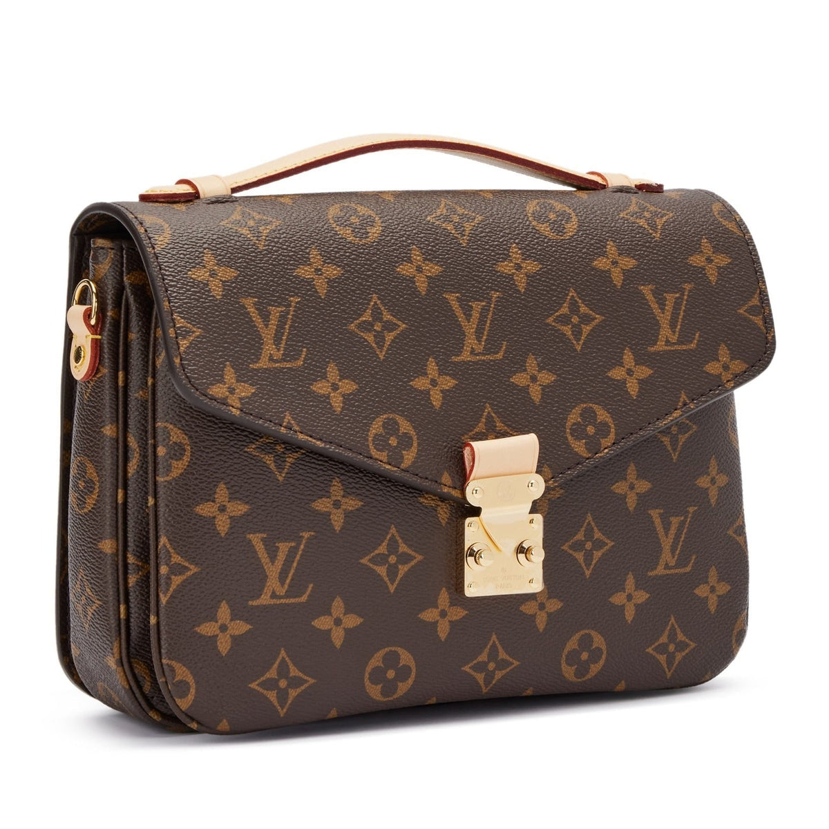 Louis Vuitton Monogram Canvas Pochette Metis Tote Bag – Brown