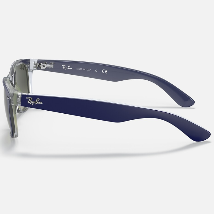 Ray Ban Women Square Frame Matte Blue Sunglasses