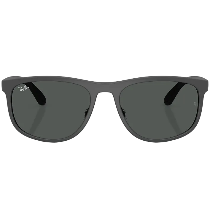 Ray Ban Women Square Frame Matte Sand Grey Sunglasses