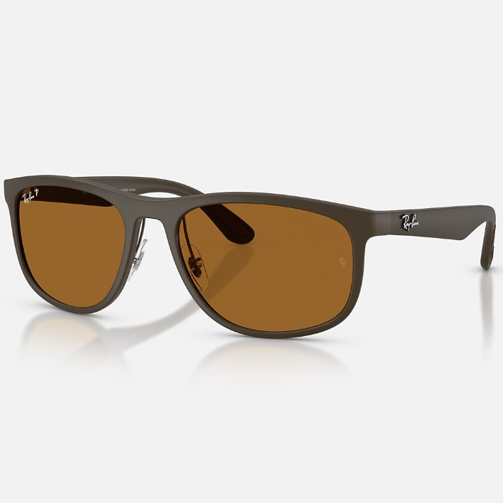 Ray Ban Women Square Frame Sand Brown Sunglasses
