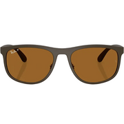 Ray Ban Women Square Frame Sand Brown Sunglasses
