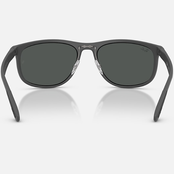 Ray Ban Women Square Frame Matte Sand Grey Sunglasses