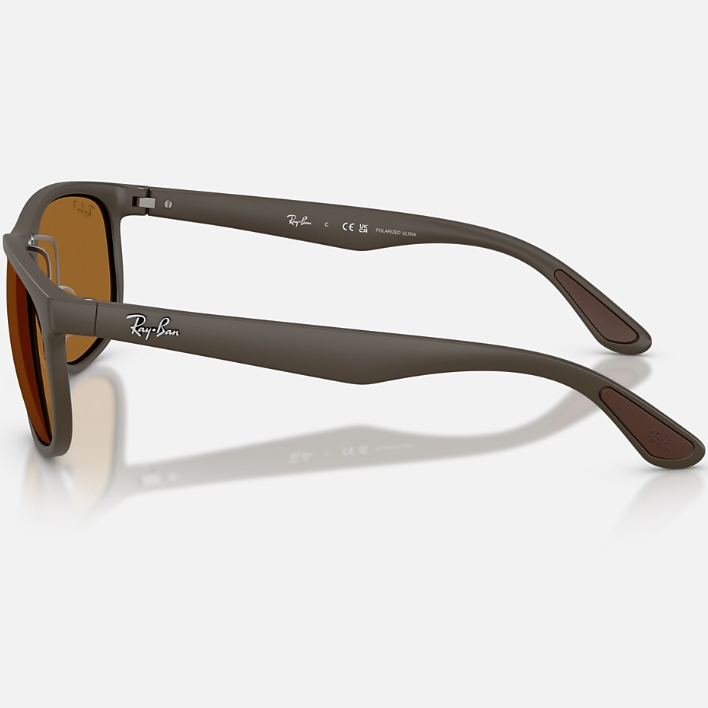Ray Ban Women Square Frame Sand Brown Sunglasses