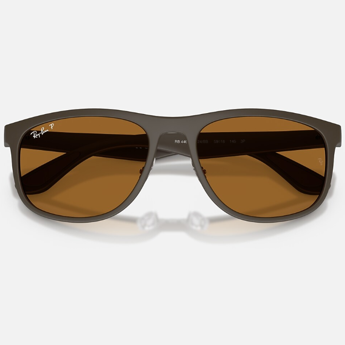 Ray Ban Women Square Frame Sand Brown Sunglasses