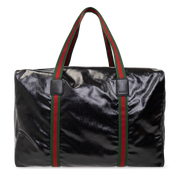 Gucci GG Crystal Large Holdall Duffle Bag – Black