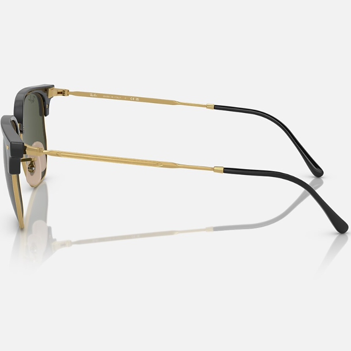 Ray Ban Women Irregular Frame Shiny Black Sunglasses