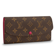 Louis Vuitton Monogram Canvas Emilie Wallet - Fuchsia