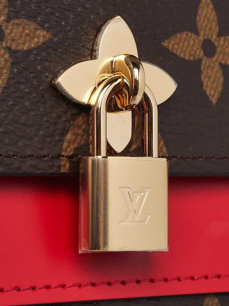 Louis Vuitton Coquelicot Monogram Compact Wallet - Brown