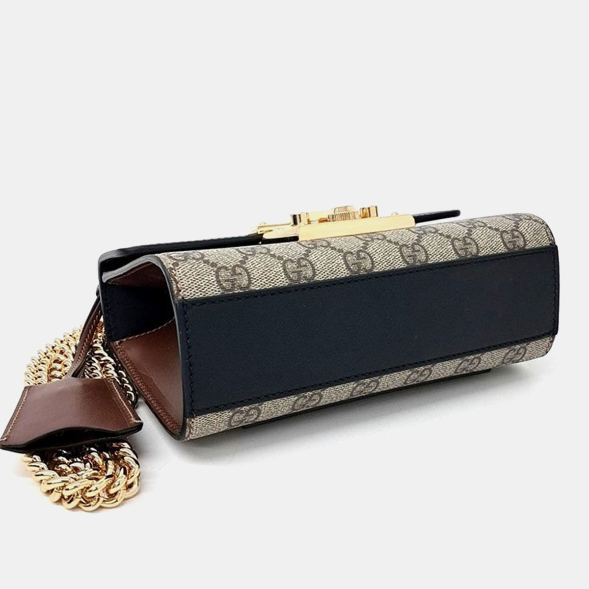 Gucci GG Padlock Crossbody Bag – Black