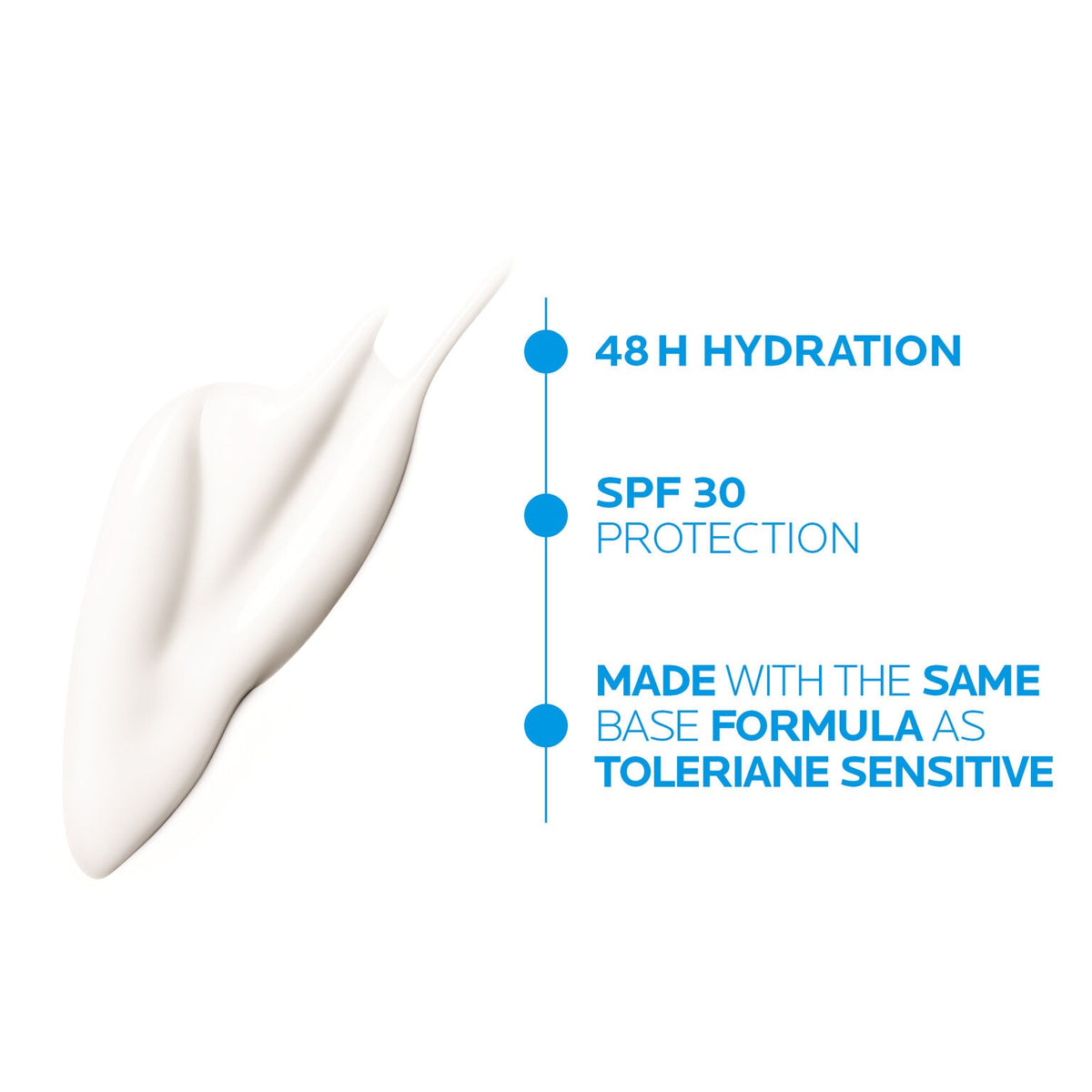 La Roche Posay Toleriane Sensitive SPF 30 Daily Facial Moisturizer UV Cream - 30ml