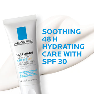 La Roche Posay Toleriane Sensitive SPF 30 Daily Facial Moisturizer UV Cream - 30ml