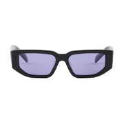Prada Men Rctangular Frame Shiny Black Sunglasses