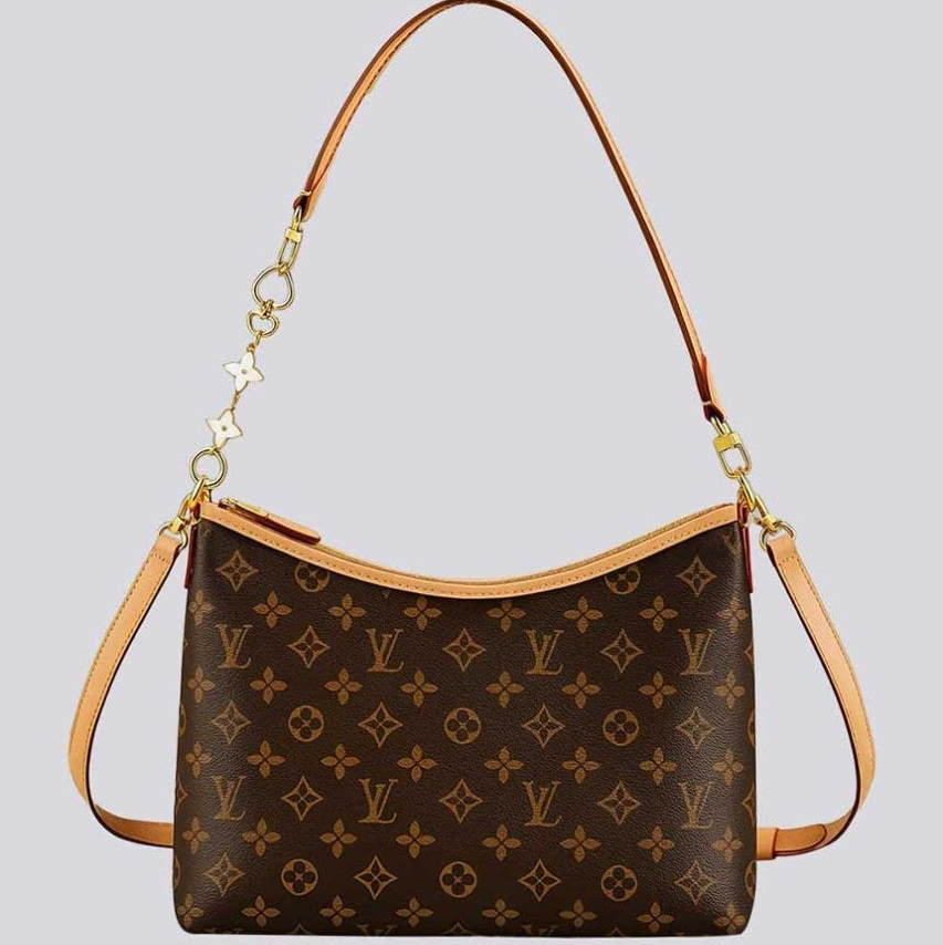 Louis Vuitton Monogram Carryall Shoulder Bag - Brown
