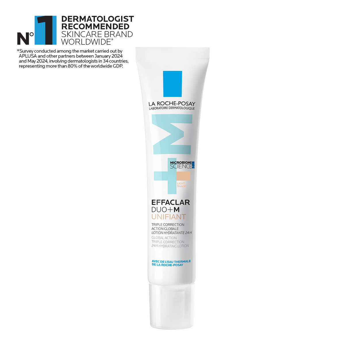 La Roche Posay Effacler Duo + Unifiant Global Action Corrective Care Imperfections Moisturizer - Light shade, 40ml