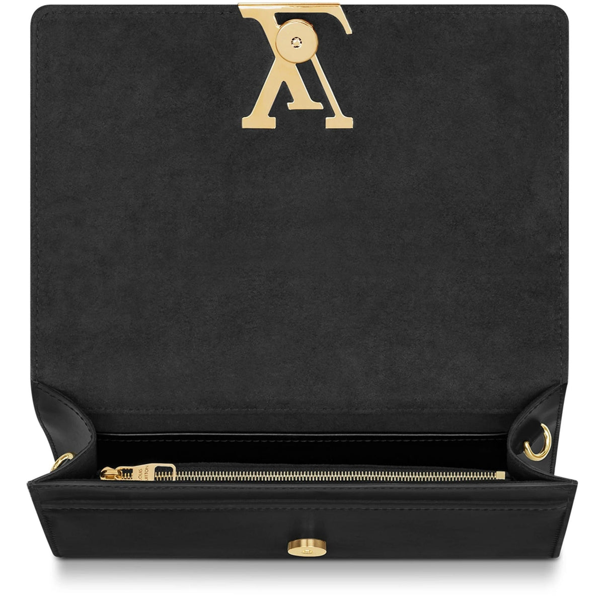 Louis Vuitton Pochette Louise Clutch Shoulder Bag - Black