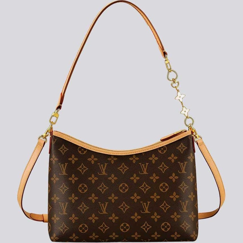 Louis Vuitton Monogram Carryall Shoulder Bag - Brown