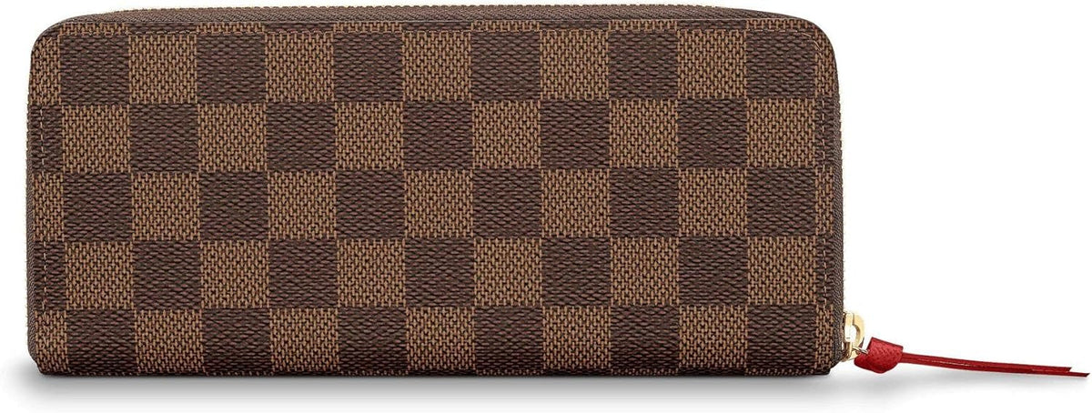 Louis Vuitton Damier Ebene Canvas Clémence Wallet - Brown