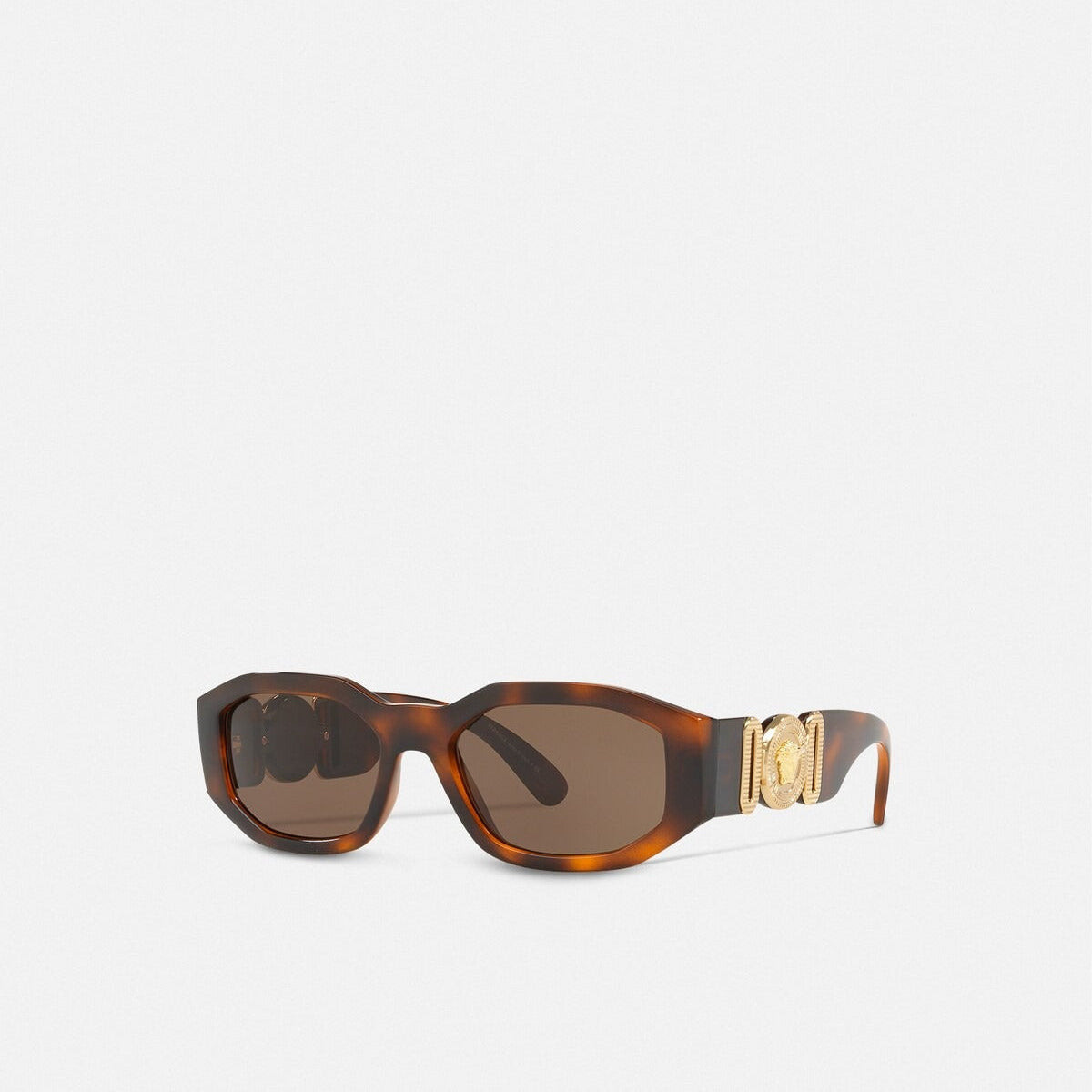 Versace Women Rectangular Frame Tortoise Sunglasses