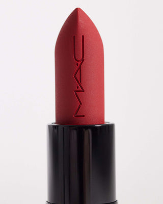 MAC Powder Kiss Hazy Matte Lipstick - Ruby New